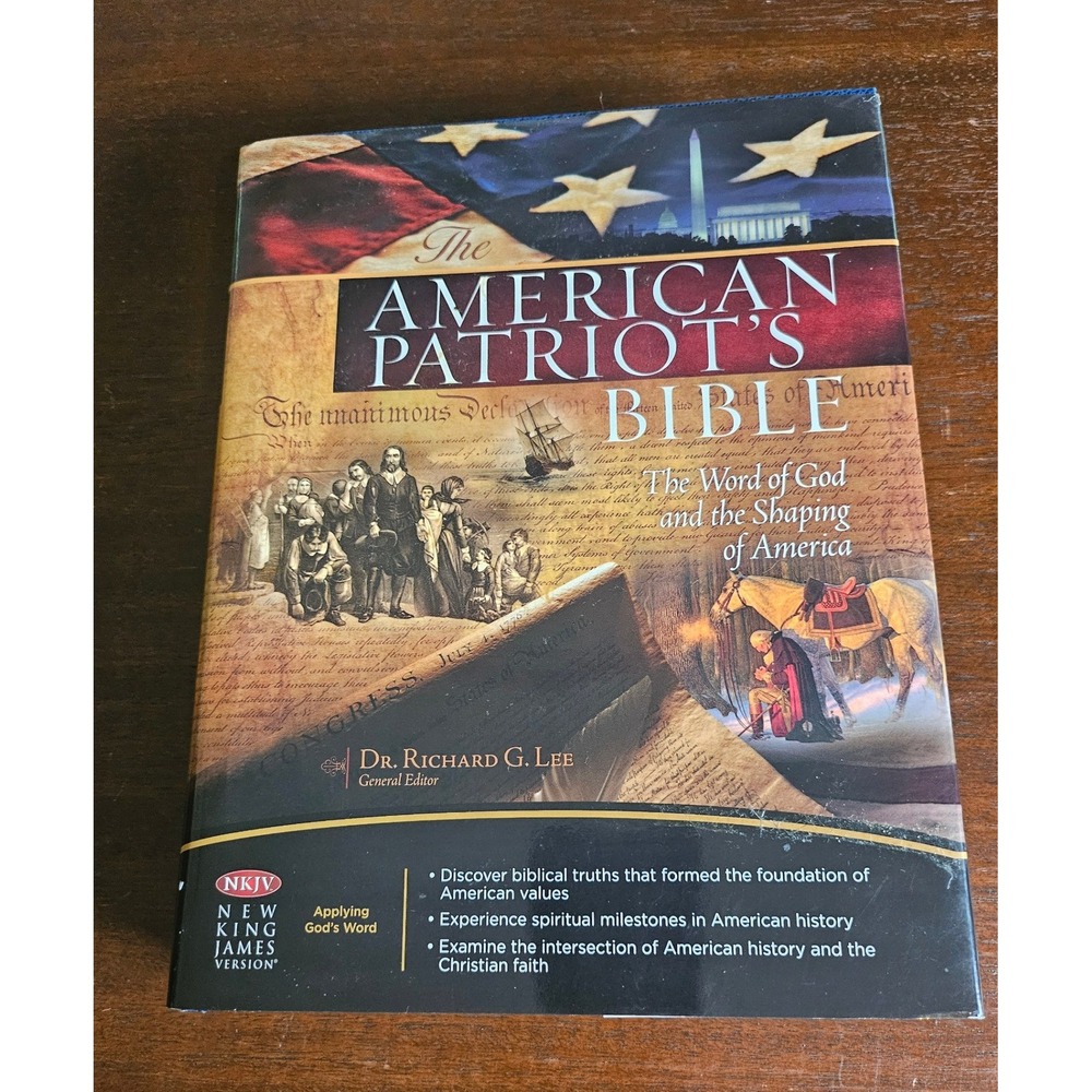 Thomas Nelson American Patriot's Bible NKJV Hardcover Multicolor History Faith
